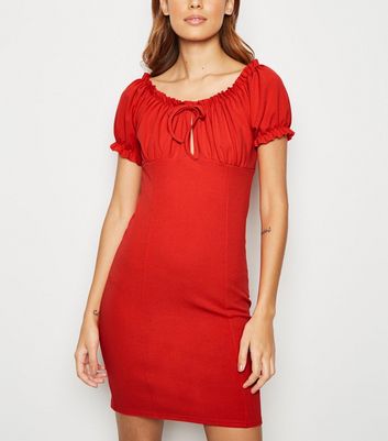 Orange Shirt Dress